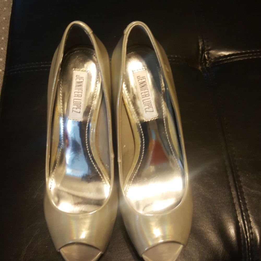 Jennifer Lopez Radiance Grey Heels